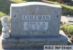 John D. Coleman, Jr