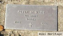 Rev Peter Moore Watt