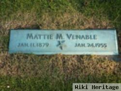 Martha Mae "mattie" Hooker Venable