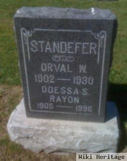 Orville William "orval" Standefer