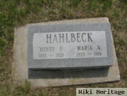 Maria A Kriseineir Hahlbeck