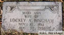 Mary Ann Manassa Walker Bingham