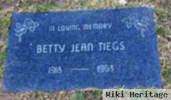 Betty Jean Tiegs