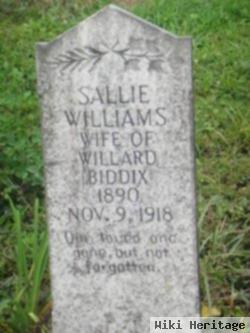 Sallie Williams Biddix