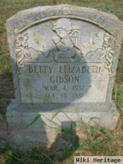 Betty Elizabeth Gibson