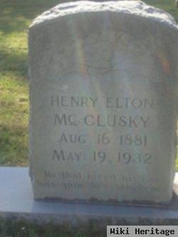 Henry Elton Mcclusky