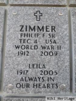 Phillip Frank Zimmer, Sr