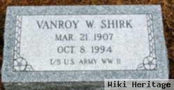 Vanroy W Shirk