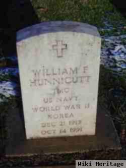 William F Hunnicutt