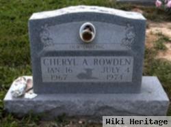 Cheryl A. Rowden