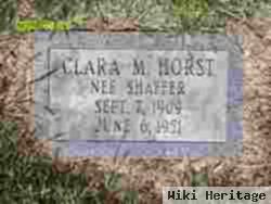 Clara M Shaffer Horst