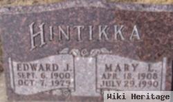 Edward J Hintikka