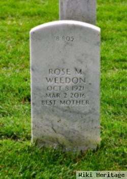 Rose M. Weedon