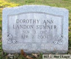 Dorothy Ann Landon Sumner