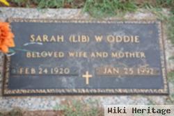 Sarah Elizabeth Wells Oddie