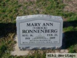 Mary Ann Virock Ronnenberg