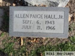 Allen Paige Hall, Jr