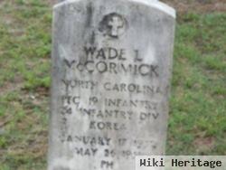 Pfc Wade L Mccormick