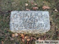 Syrena Page Mason