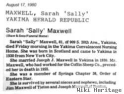 Sarah "sally" Stewart Maxwell