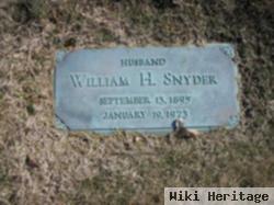 William H "dick" Snyder