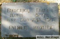 Elizabeth P "eliza" Bathe