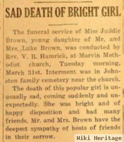 Juddie Estelle Brown