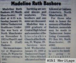 Madeline Ruth Bashore