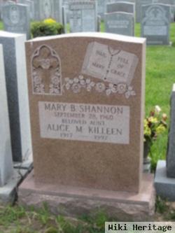 Mary B Shannon