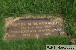 Pvt Ervin M. "erby" Blackburn