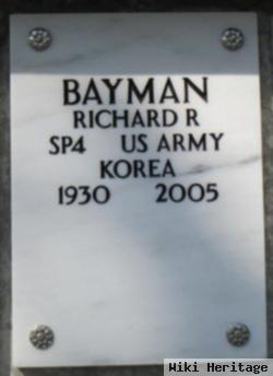 Richard R Bayman