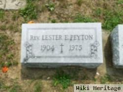 Rev Lester Elwood Peyton