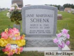 Jane Marie Marshall Schenk