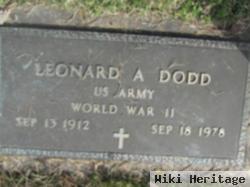 Leonard A Dodd