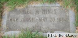 Alice M Hines