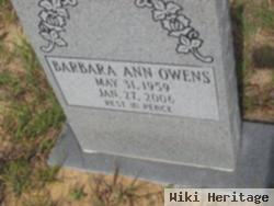 Barbara Ann Owens