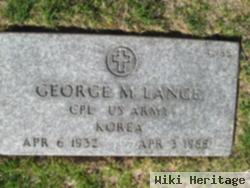 George M Lange