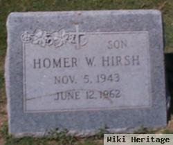 Homer W Hirsh