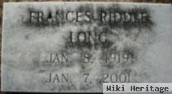 Frances Riddle Long