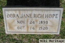 Dora Jane Rich Hope