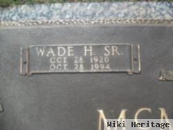 Wade H Mcmanus, Sr