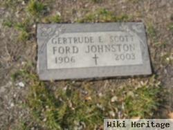 Gertrude Edna Scott Ford Johnston