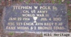 Stephen W Polk, Sr