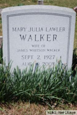 Mary Julia Lawler Walker