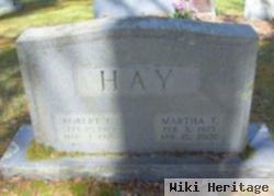 Martha T Hay