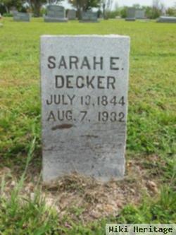 Sarah E. Decker