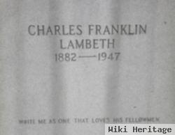 Charles Franklin Lambeth