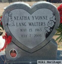 Neatha Yvonne Lang Walters