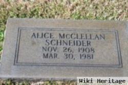 Alice Mcclellan Schneider