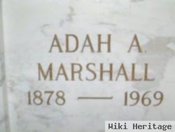 Adah A Miller Marshall